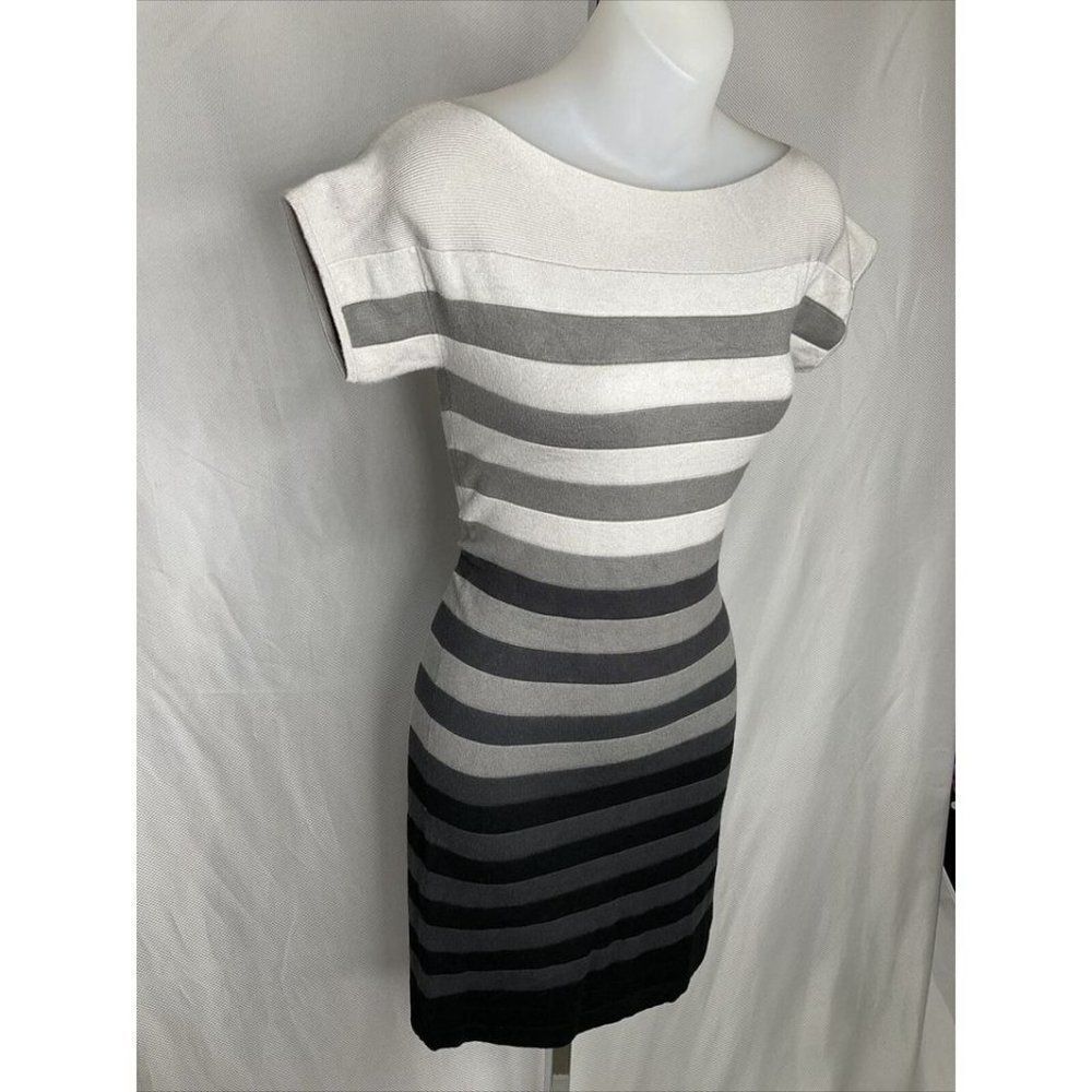 FRENCH Connection US8 UK12 Striped Short Sleeved B - Picture 3 of 10